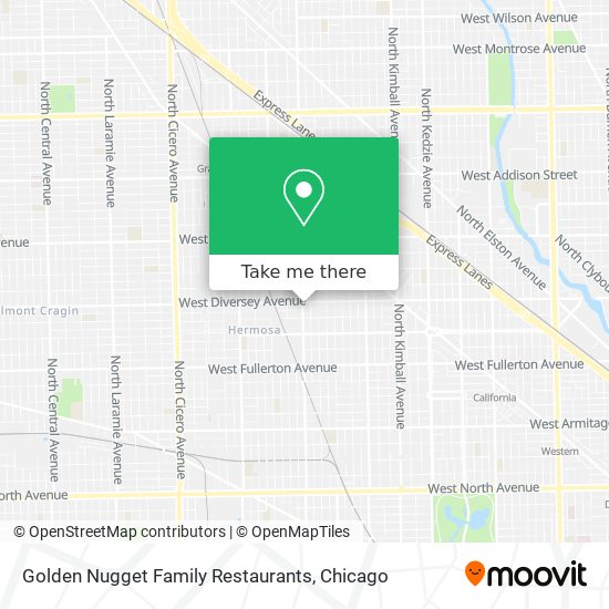 Mapa de Golden Nugget Family Restaurants
