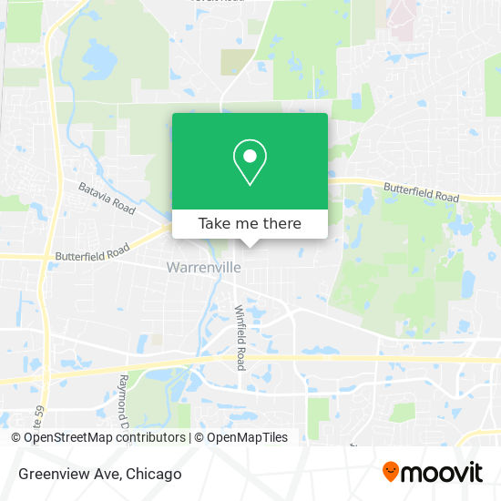 Mapa de Greenview Ave