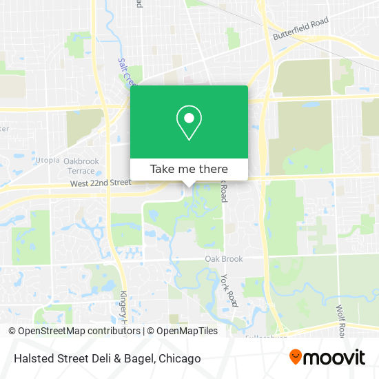 Mapa de Halsted Street Deli & Bagel