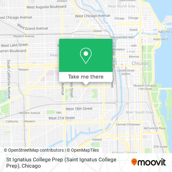 St Ignatius College Prep (Saint Ignatus College Prep) map