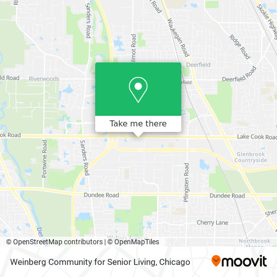 Weinberg Community for Senior Living map