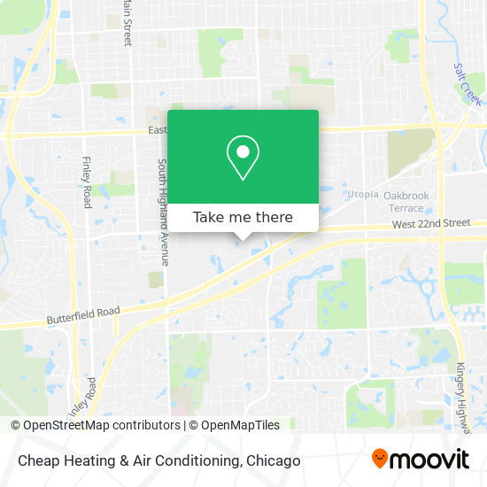 Mapa de Cheap Heating & Air Conditioning