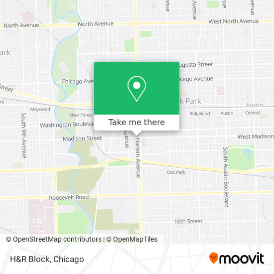 H&R Block map