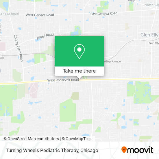 Turning Wheels Pediatric Therapy map