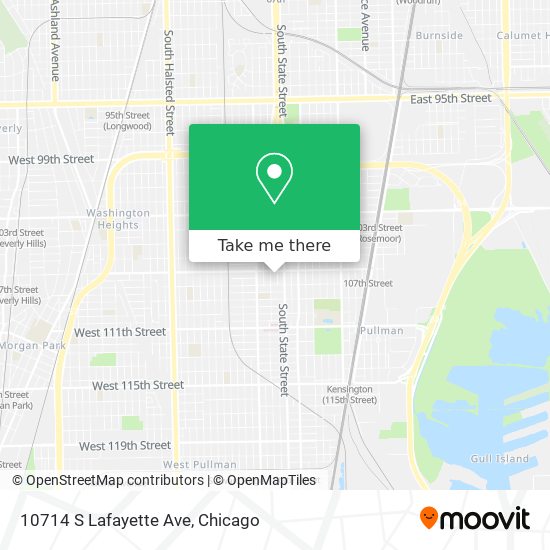 10714 S Lafayette Ave map