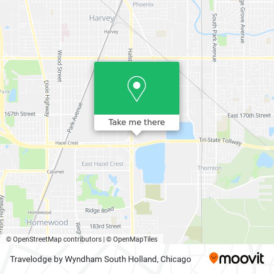 Travelodge by Wyndham South Holland map