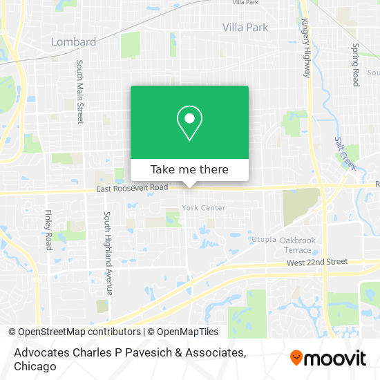 Advocates Charles P Pavesich & Associates map