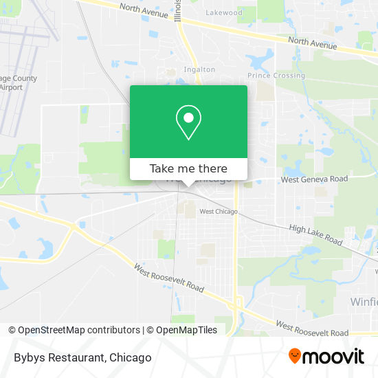 Mapa de Bybys Restaurant