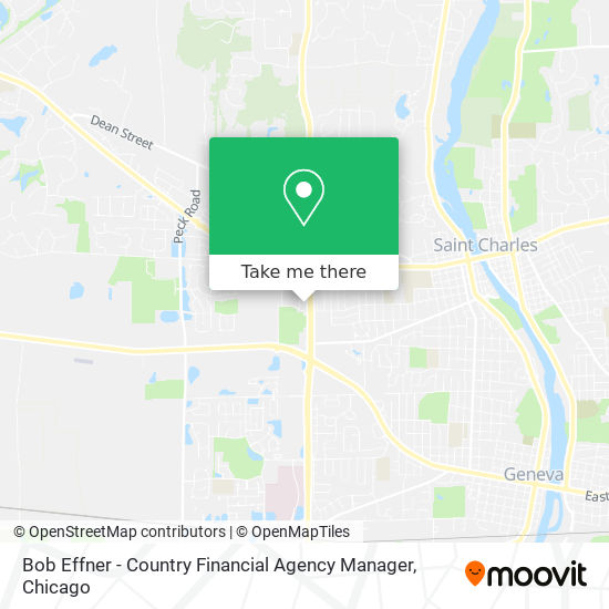 Bob Effner - Country Financial Agency Manager map