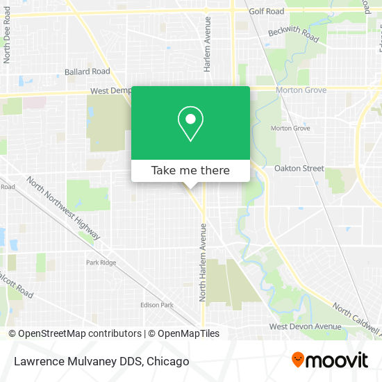 Lawrence Mulvaney DDS map