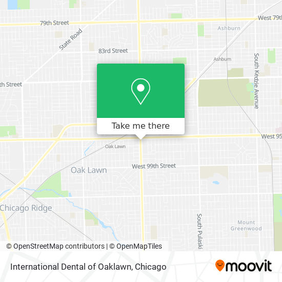 International Dental of Oaklawn map
