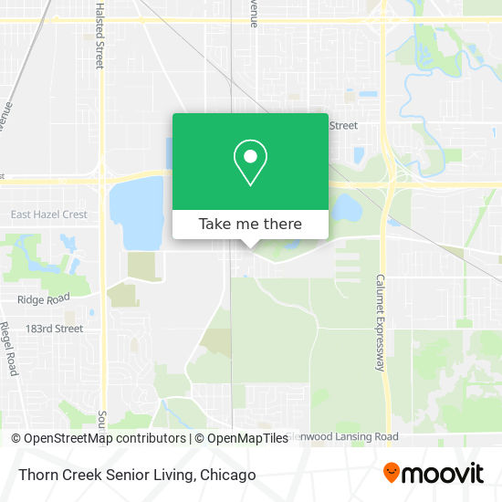 Mapa de Thorn Creek Senior Living