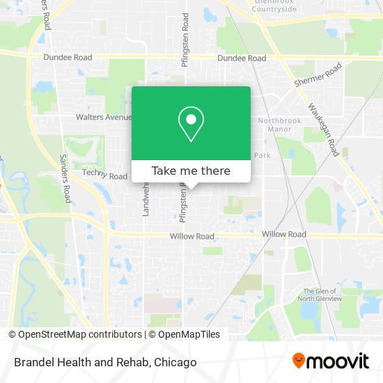 Brandel Health and Rehab map