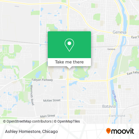 Ashley Homestore map