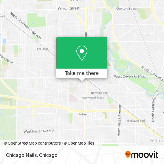 Chicago Nails map