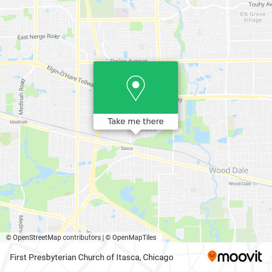 Mapa de First Presbyterian Church of Itasca