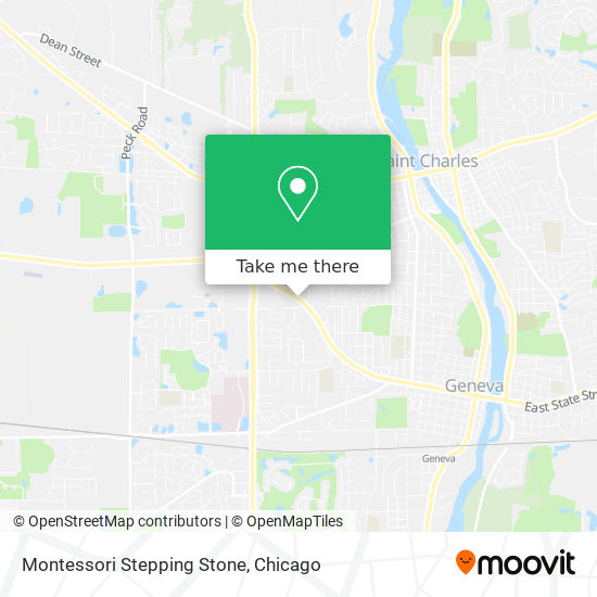 Mapa de Montessori Stepping Stone