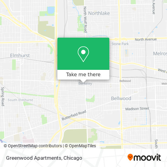 Greenwood Apartments map