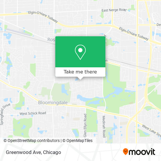 Mapa de Greenwood Ave