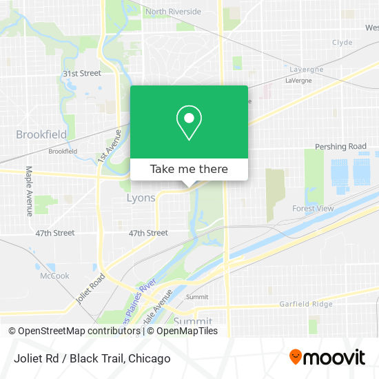 Joliet Rd / Black Trail map
