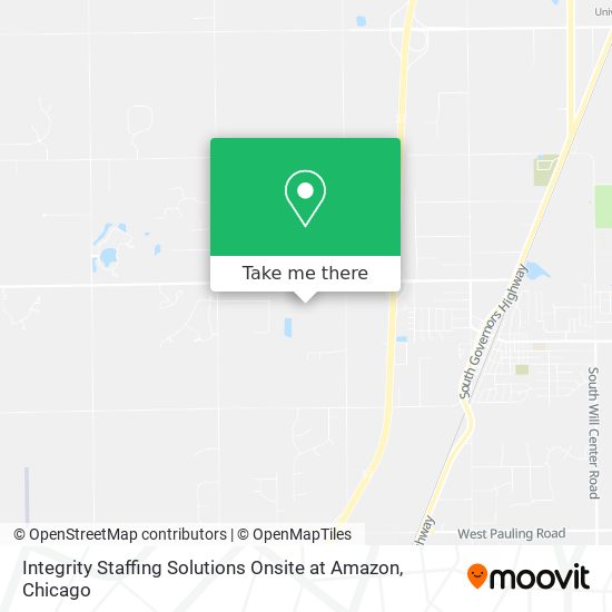 Integrity Staffing Solutions Onsite at Amazon map