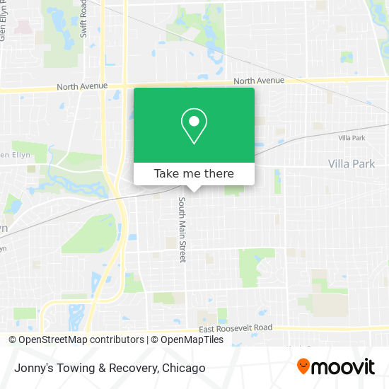 Jonny's Towing & Recovery map