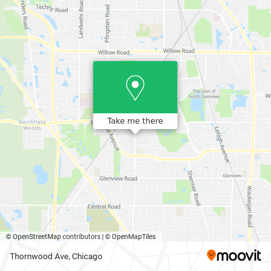 Thornwood Ave map