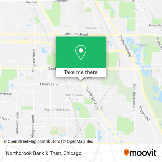 Northbrook Bank & Trust map