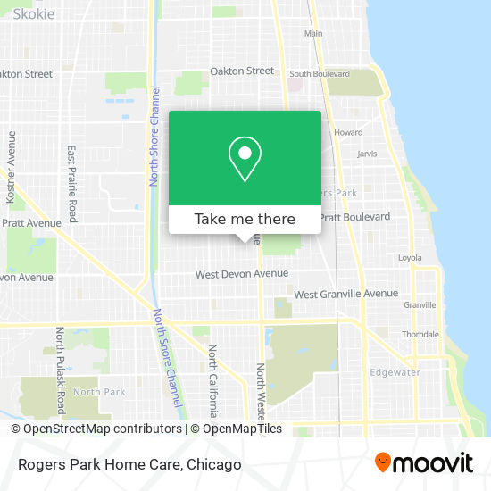 Mapa de Rogers Park Home Care