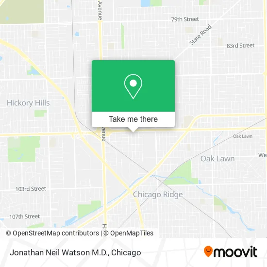 Mapa de Jonathan Neil Watson M.D.
