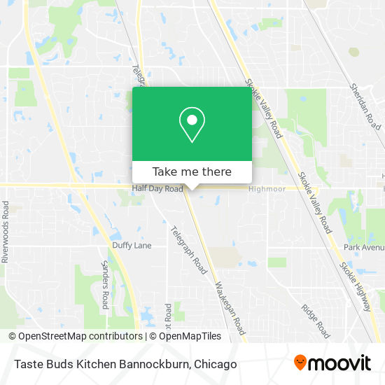 Taste Buds Kitchen Bannockburn map