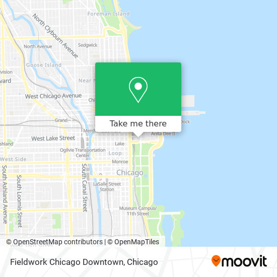 Fieldwork Chicago Downtown map