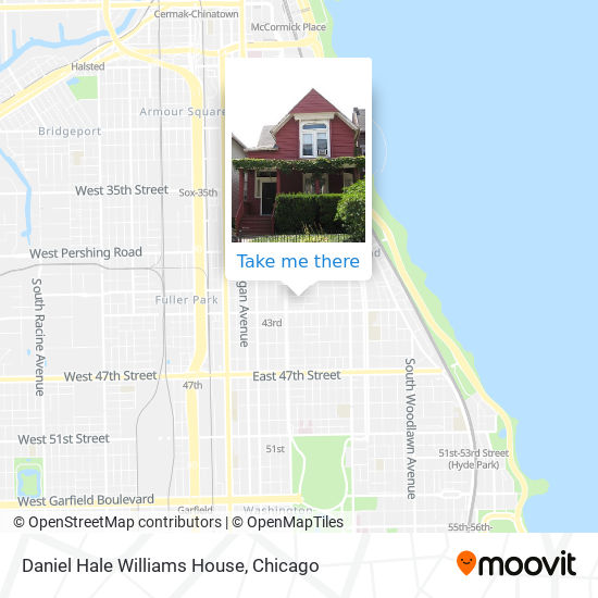 Daniel Hale Williams House map