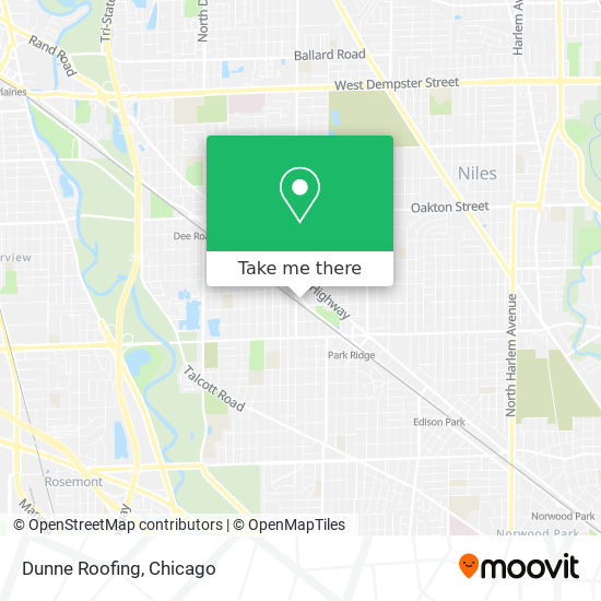 Dunne Roofing map