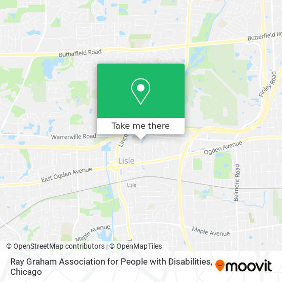 Ray Graham Association for People with Disabilities map