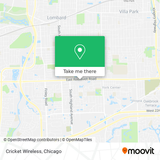 Cricket Wireless map