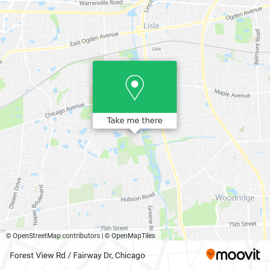 Forest View Rd / Fairway Dr map