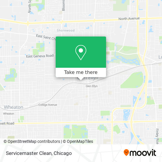 Mapa de Servicemaster Clean