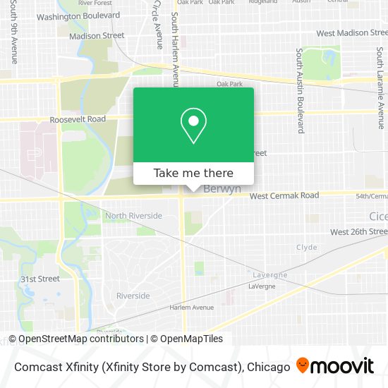 Comcast Xfinity (Xfinity Store by Comcast) map