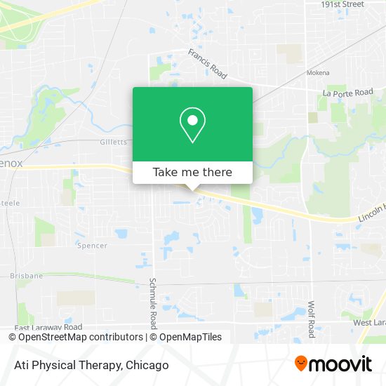 Ati Physical Therapy map