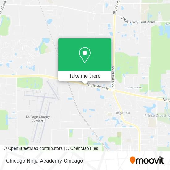 Chicago Ninja Academy map
