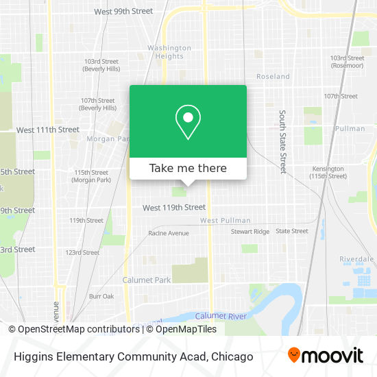 Mapa de Higgins Elementary Community Acad