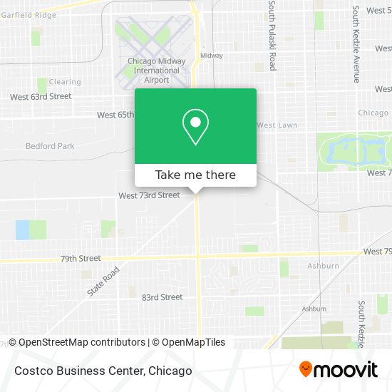 Costco Business Center map