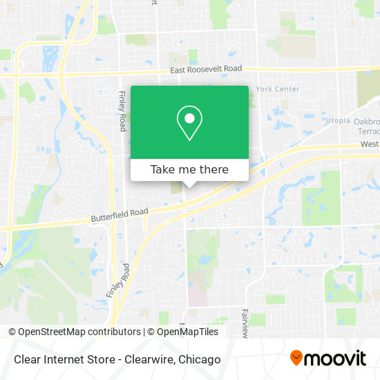 Mapa de Clear Internet Store - Clearwire