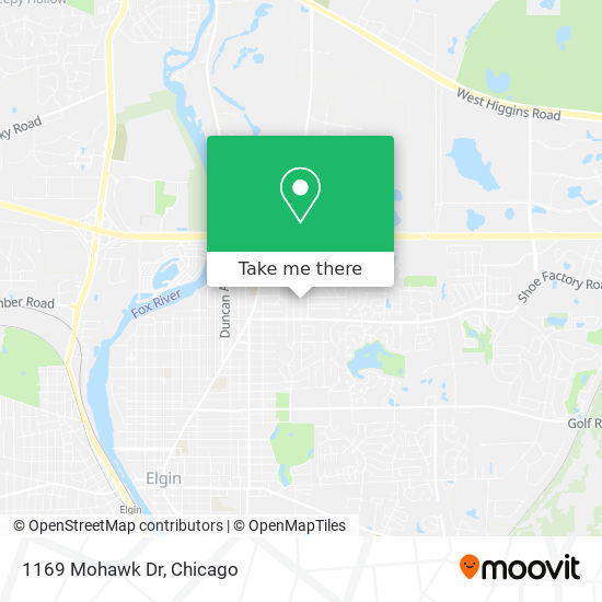 1169 Mohawk Dr map