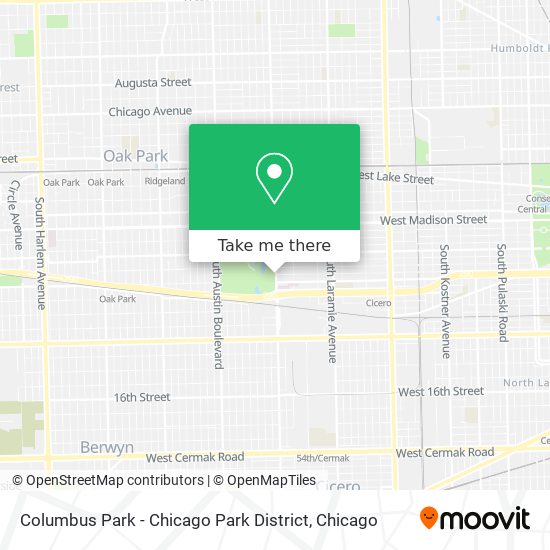 Columbus Park - Chicago Park District map