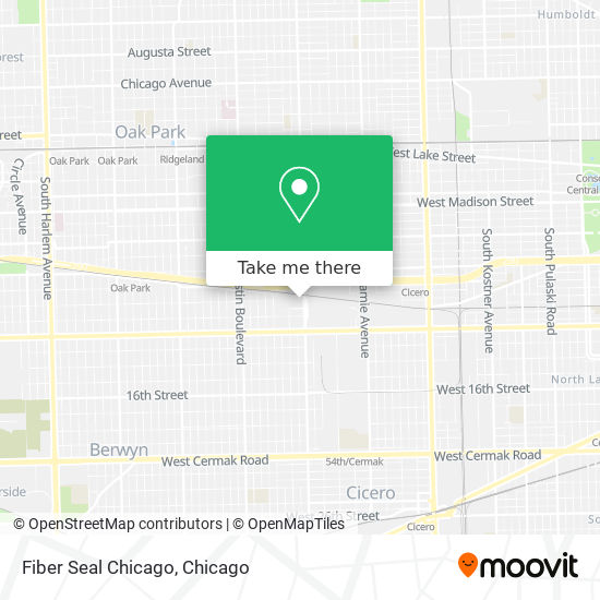 Fiber Seal Chicago map