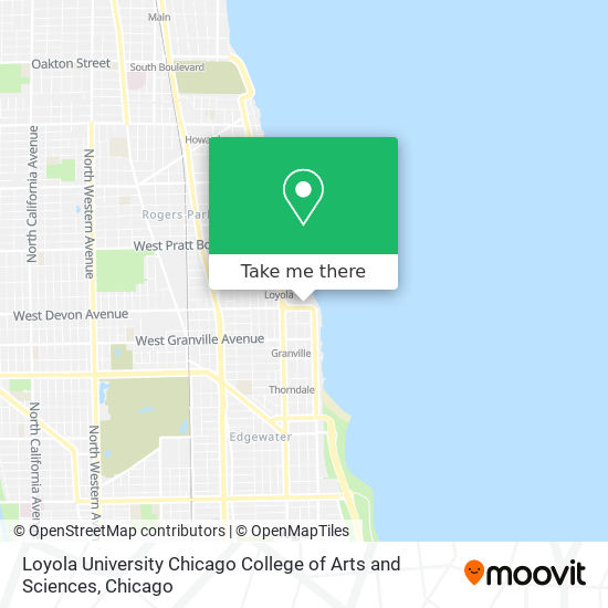 Loyola University Chicago College of Arts and Sciences map