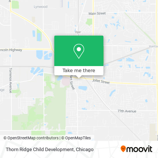 Mapa de Thorn Ridge Child Development