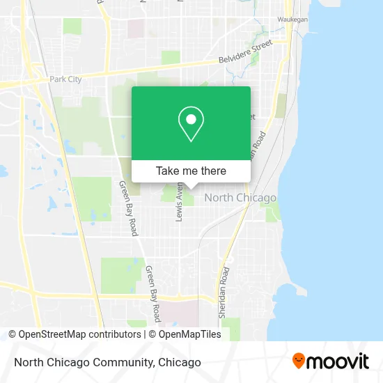 North Chicago Community map